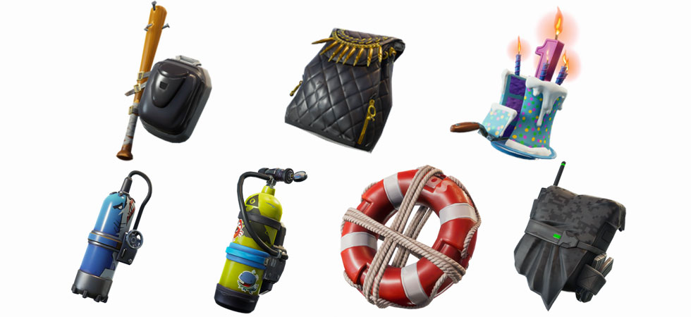 Novas skins de mochila (Imagem: Reprodução)