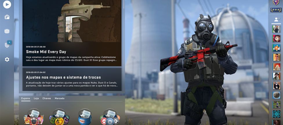 Valve lança prévia da nova interface de Counter-strike Global Offensive; saiba como ativar