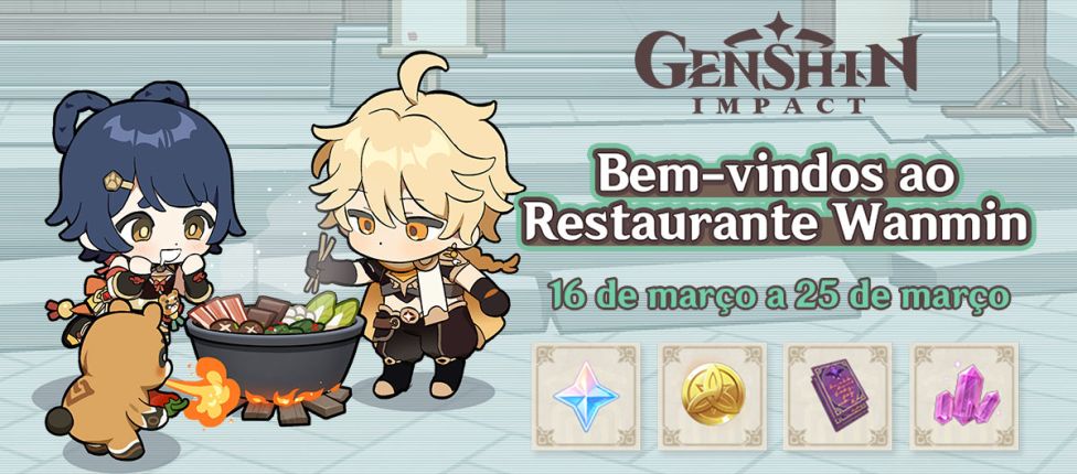 Genshin Impact: Com gemas como prêmio, evento web de culinária já está disponível; veja como jogar