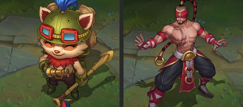 LoL: Novos visuais de Teemo e Lee Sin são anunciadas pela Riot Games