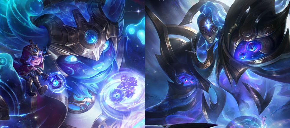 Nunu, Bel’Veth e outros campeões ganharão skins Cosmos no LoL