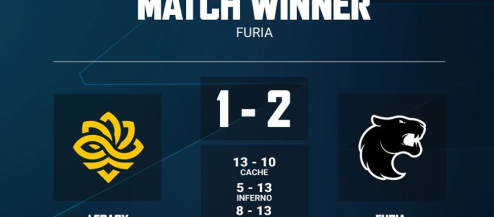 FURIA vence a Legacy e vai aos playoffs da Thunderpick World Championship 2026