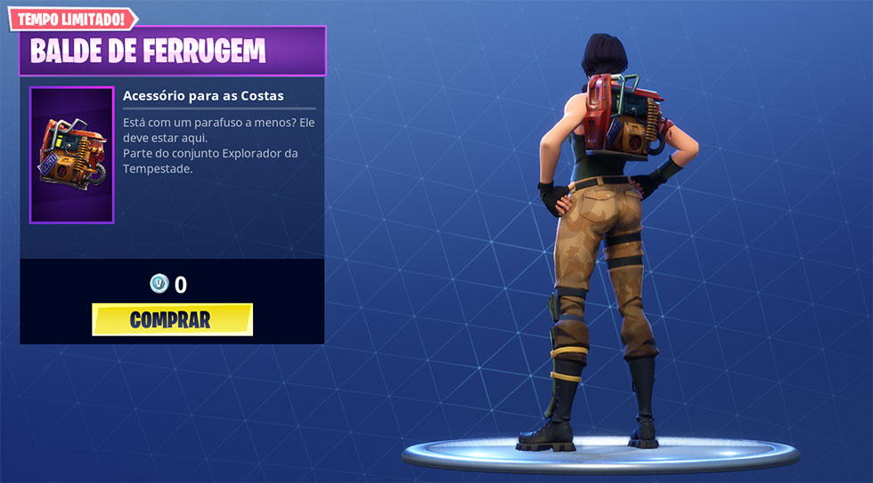 balde de ferrugem imagem epic games - salve o mundo fortnite ganha v bucks