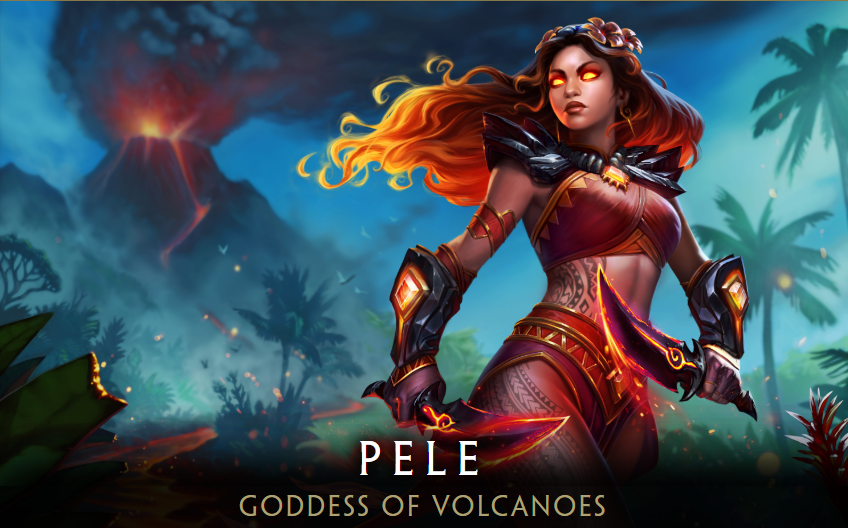 Pele a deusa dos vulcões (Imagem: Hi-Rez)