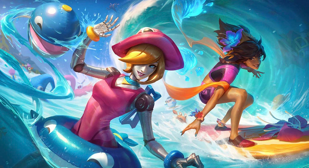 LoL: Novas skins Curtindo o Verão são divulgadas