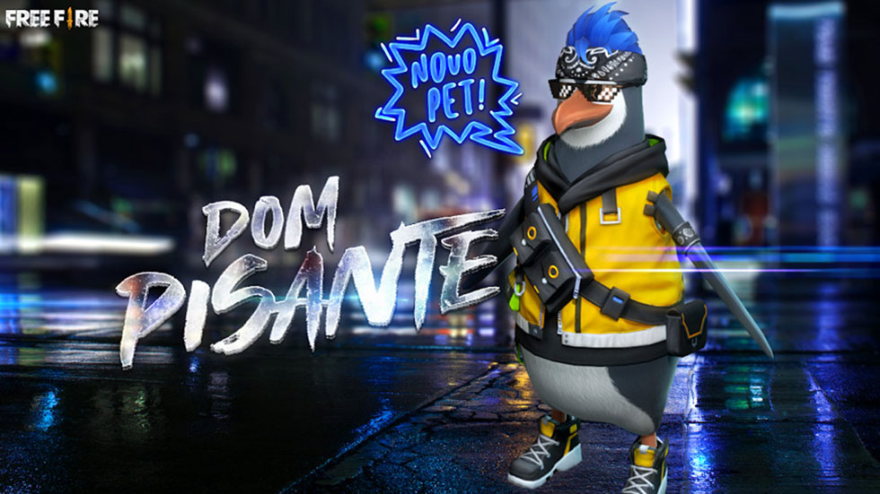 Dom Pisante é o novo pet do game (Imagem: Garena/Reprodução)