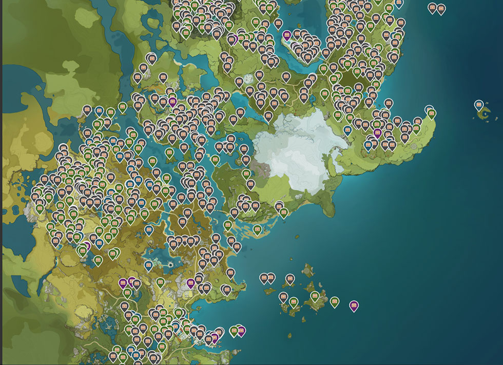 Genshin Impact Mapa Interativo Mostra Onde Encontrar Todos Os Baús