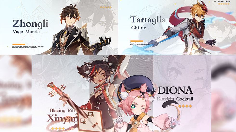Novos personagens devem vir em banners separados (Imagem: miHoYo/Reprodução)