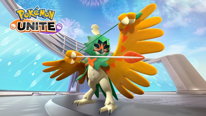 Decidueye novo atacante (Imagem: Pokémon Company/Timi Studio Group)