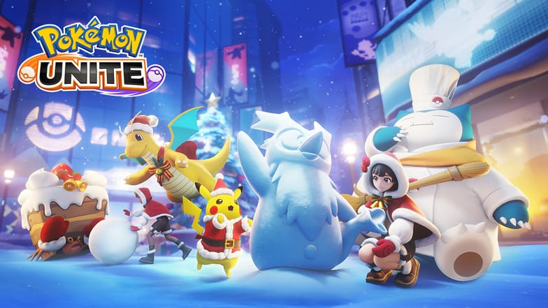 Pokémon UNITE celebrações de natal (Imagem: Pokémon Company/Timi Studio Group)