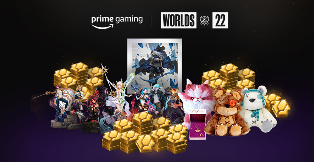 Prime Gaming and Riot announce Worlds 2022 RP giveaways - Esports