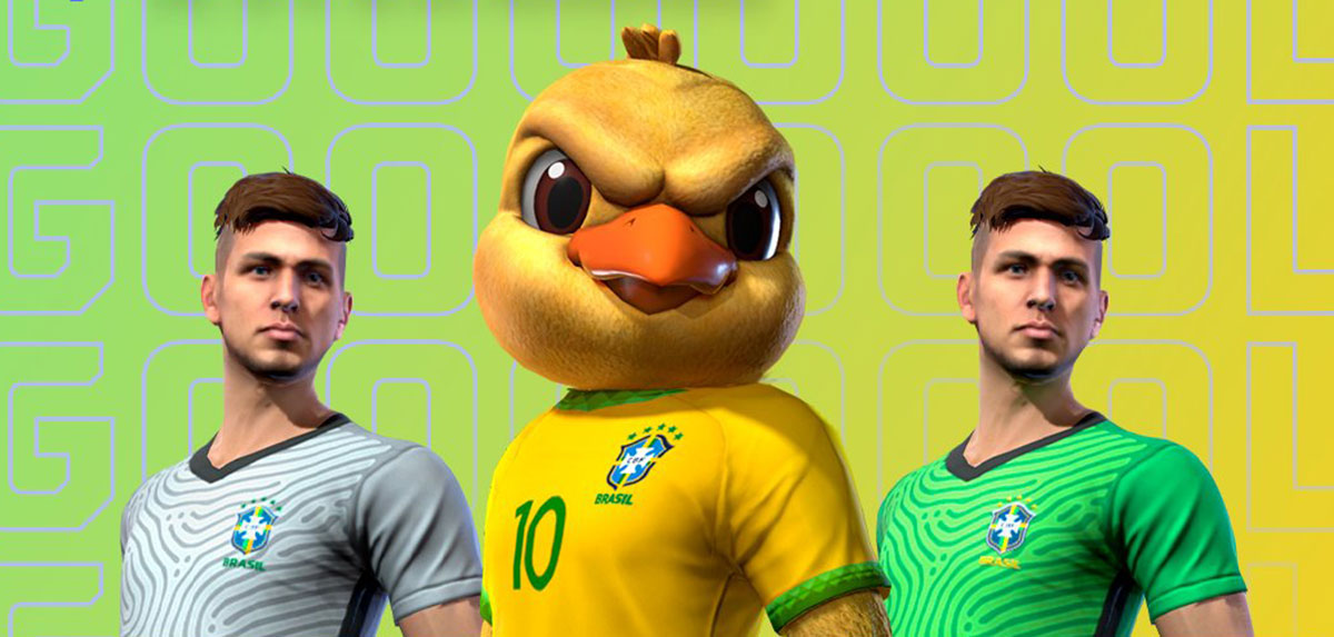 Camisa verde e amarela será dada aos jogadores (Imagem: Garena/Free Fire)