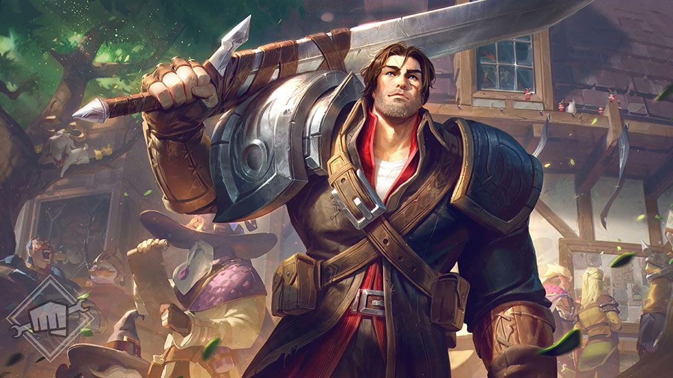 Nova splash art do Garen Errante deve chegar nas próximas atualizações (Imagem: Riot Games)