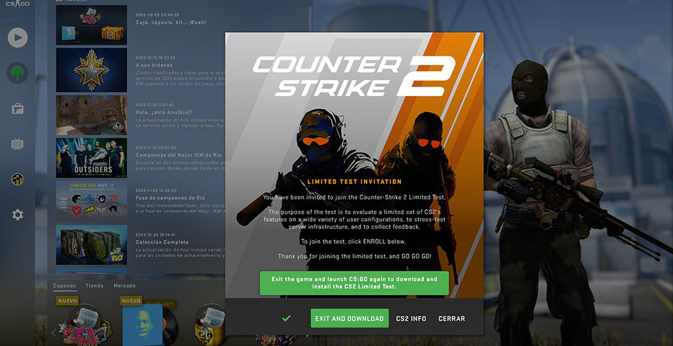 Vaza versão Beta de Counter-Strike 2, com possibilidade de jogar