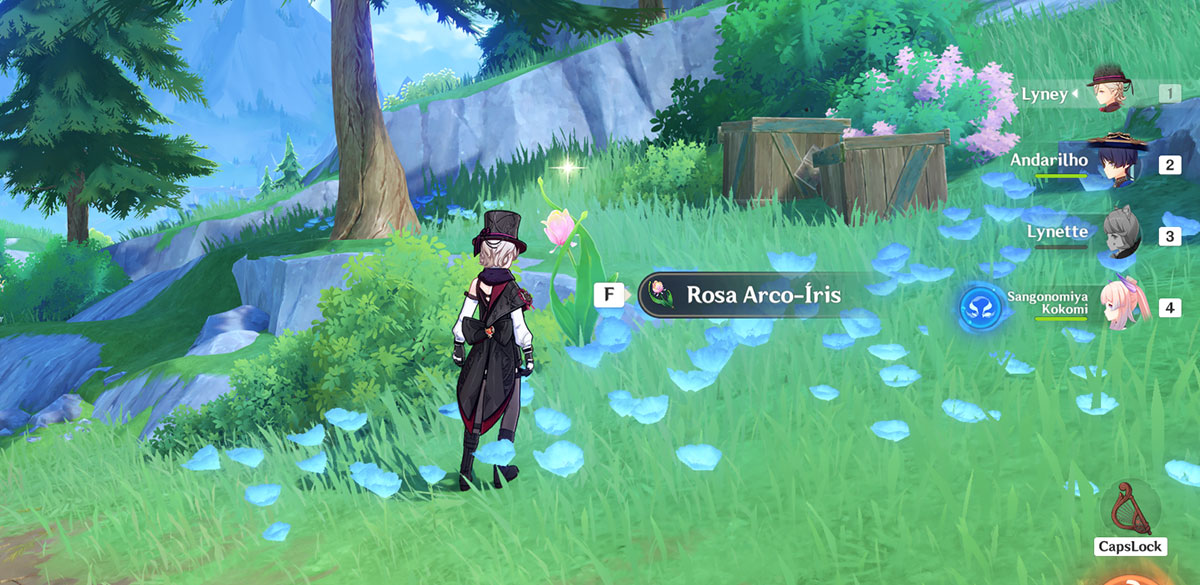 Rosa Arco-Íris é fácil de ser percebida após ser avistada (Imagem: Reprodução)