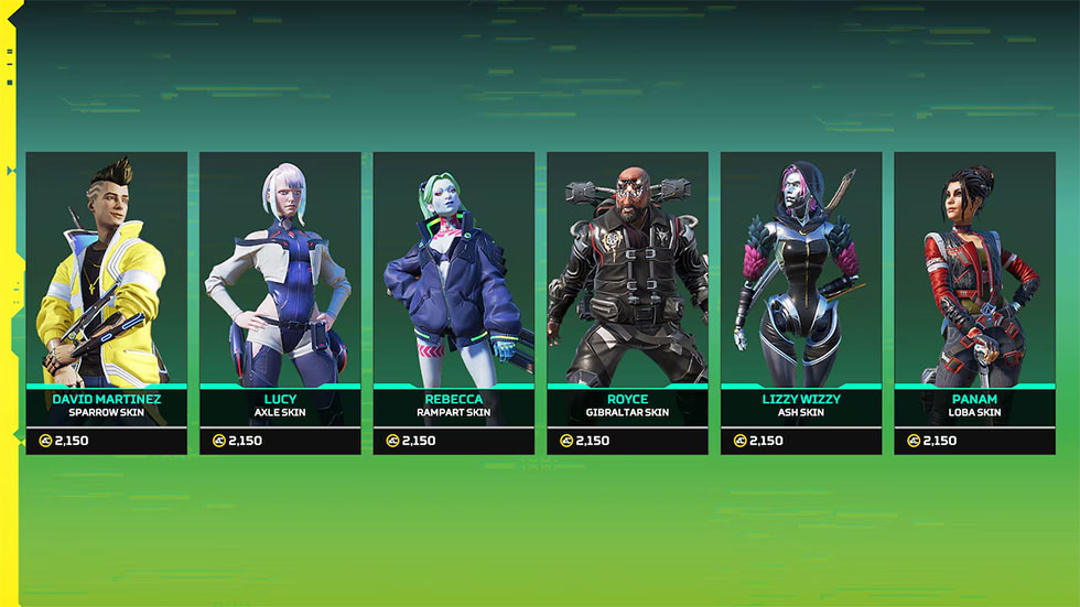 Coleção ficará disponível para compra durante todo o evento (Imagem: Respawn/Reprodução)